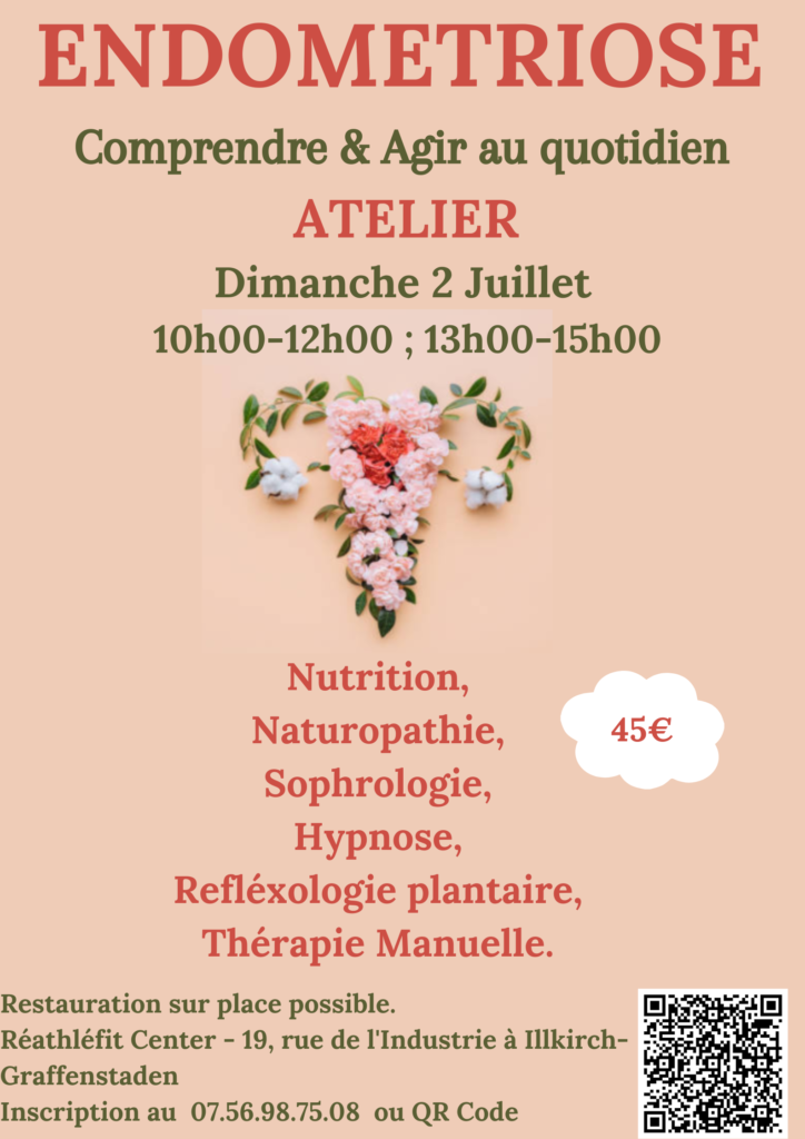 Affiche de l'atelier endométriose
