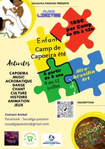 flyer stage de capoeira
