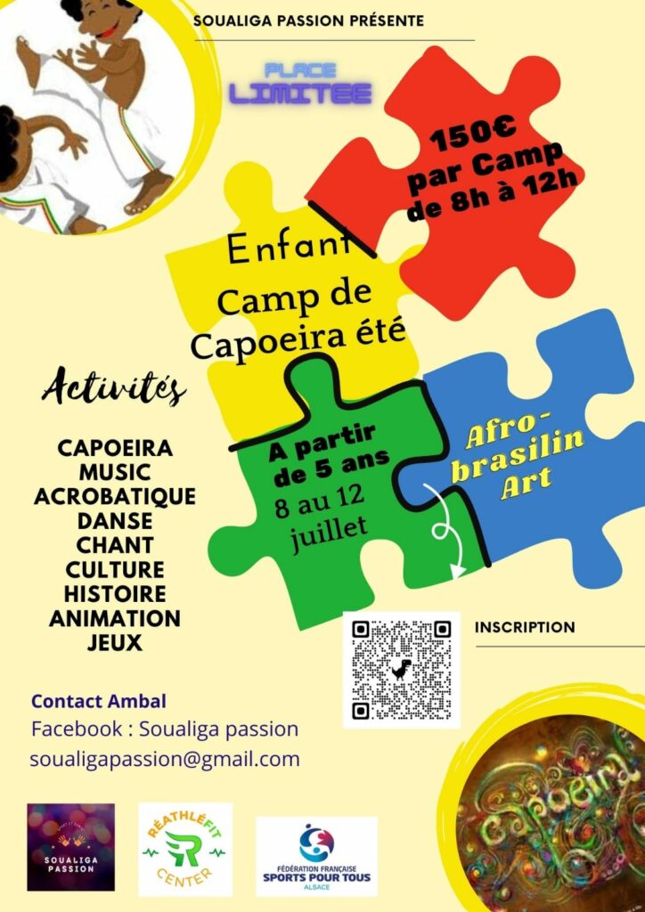 flyer stage de capoeira