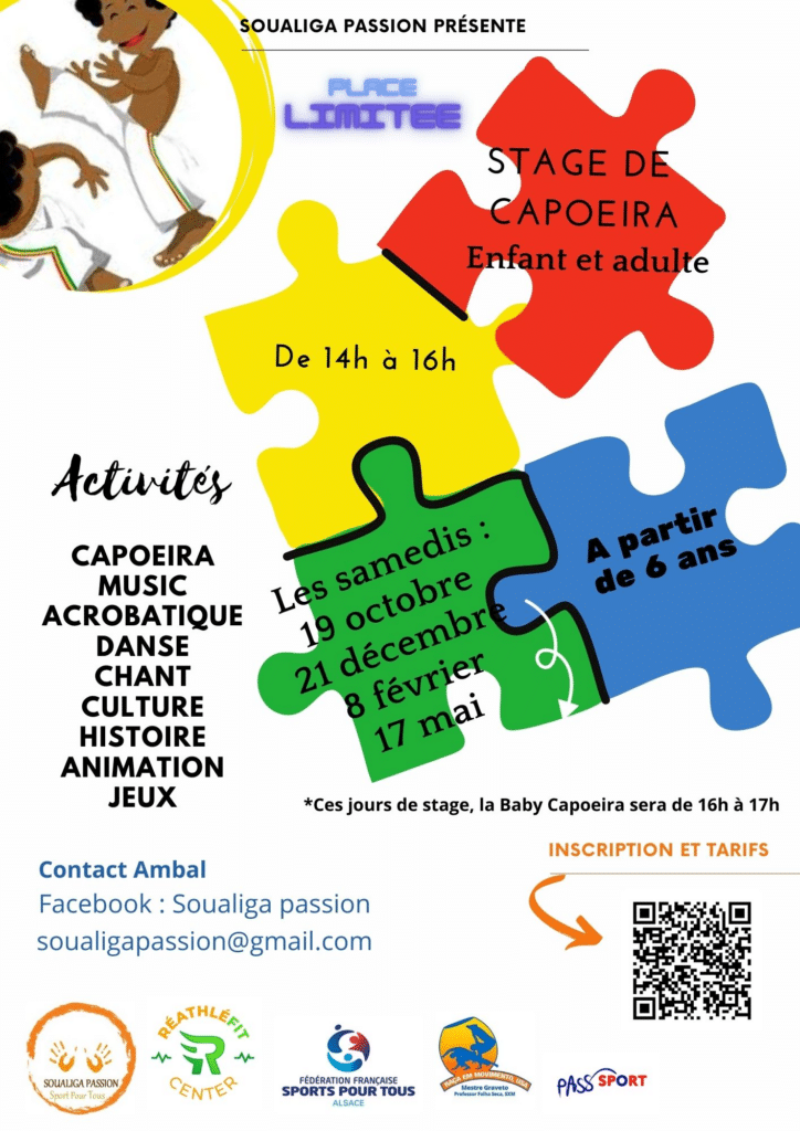 flyer stage de capoeira
